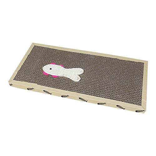 Karton Kratzer Pad Kratzer Post: Katze Kratzer Pad Katze Kratzer Post Mit Durable&High Density Karton Indoor Spielzeug Für Katze Doppelseitiges Design von Aaoehiewp