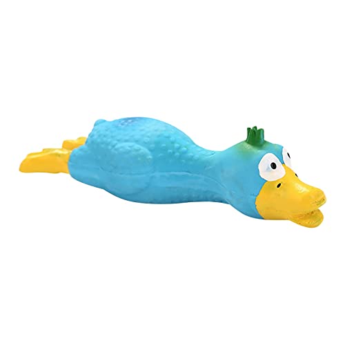 Kniffliger Festlichkeitsball kleines großes Haustier-Stimmspielzeug, elendes Huhn, Spoof-, Haustier-Stimmkauspielzeug Interaktives Hundespielzeug Für Große Hunde Aggressive Kauer (Blue, One Size) von Aaoehiewp