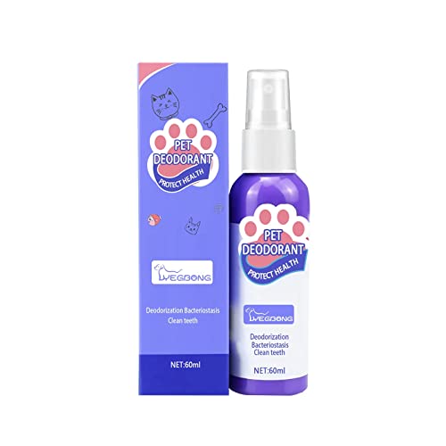 Shop Hundezubehör Spray Care Cleaner 60ml Pet Oral Spray Clean Teeth Mundspray Zahnreinigungsspray für Hunde & Katzen Hund Katze Natürlicher Atemerfrischer Heimtierbedarf Für (White, One Size) von Aaoehiewp