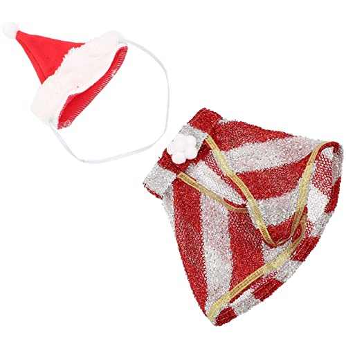 Abaodam 1 Set Katzen Und Hundekleidung Weihnachtsmütze Umhang Haustier Weihnachts Hunde Outfits Weihnachtskostüm Für Hunde Hüte Dekorationen Weihnachtsmützen Set Hundeumhang Abaodam 1 Set Katzen Und Hundekleidung Weihnachtsmütze Umhang Haustier Weihnachts Hunde Outfits Weihnachtskostüm Für Hunde Hüte Dekorationen Weihnachtsmützen Set Hundeumhang von Abaodam