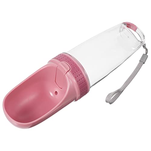 Abaodam 1 x tragbare Haustier-Wasserbecher, Hunde-Trinkflasche, leicht, Outdoor-Wasserspender für Hunde, einfaches Herausnehmen, zuverlässig für Reisen, Rosa Abaodam 1 x tragbare Haustier-Wasserbecher, Hunde-Trinkflasche, leicht, Outdoor-Wasserspender für Hunde, einfaches Herausnehmen, zuverlässig für Reisen, Rosa von Abaodam