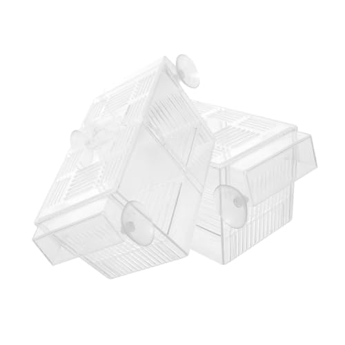 Abaodam Aquarium Zuchtbox 2 Stück Transparente Fisch Inkubatorbox mit Trennwand für Sichere Aufzucht und Brutpflege von Zierfischen Garnelen und Reptilien Leicht zu Reinigen und Tragbar Abaodam Aquarium Zuchtbox 2 Stück Transparente Fisch Inkubatorbox mit Trennwand für Sichere Aufzucht und Brutpflege von Zierfischen Garnelen und Reptilien Leicht zu Reinigen und Tragbar von Abaodam