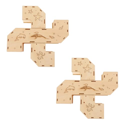 Abaodam 2 Stück Hamster Tunnel Labyrinth für Kleintiere Holz Tunnel Maze für Hamster Langlebiges Haustier Geeignet für Mäuse und Kleine Nagetiere Abaodam 2 Stück Hamster Tunnel Labyrinth für Kleintiere Holz Tunnel Maze für Hamster Langlebiges Haustier Geeignet für Mäuse und Kleine Nagetiere von Abaodam