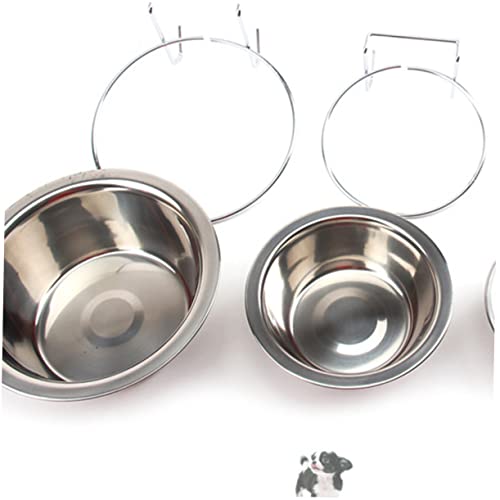 Abaodam 2 Stück hängender Futternapf erzogen erhöhte Hundenäpfe Katzennapf erhöht drinnen klein Edelstahl-Wassernapf für Hunde Wassernapf für Haustiere aus Edelstahl Silver Abaodam 2 Stück hängender Futternapf erzogen erhöhte Hundenäpfe Katzennapf erhöht drinnen klein Edelstahl-Wassernapf für Hunde Wassernapf für Haustiere aus Edelstahl Silver von Abaodam