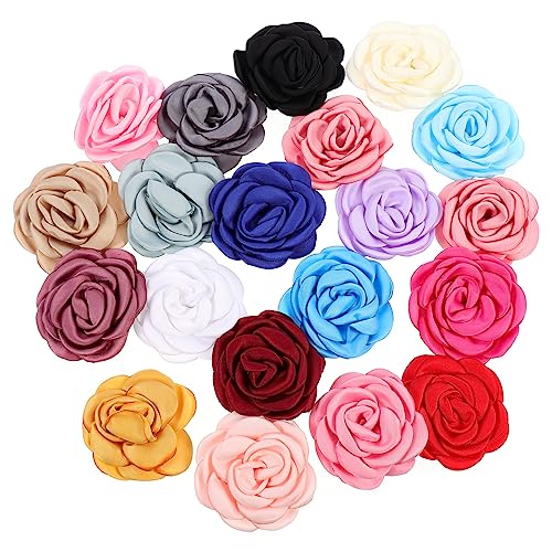 Abaodam 20 STK Blumenhalsband Für Haustiere Chiffonblumen Basteln Haustier Chiffonblume Für Haustiere Kragenanhänger Selber Machen Blumen Hundehalsband Krawatte Stoff Hündchen von Abaodam