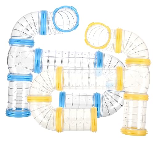 Abaodam 2Sätze Durchsichtiger Hamstertunnel DIY Hamster Rohr Tunnel für Käfig Geeignet für Kleine Haustiere Wie Hamster Eichhörnchen und Meerschweinchen Hochwertiges Stabiles Abaodam 2Sätze Durchsichtiger Hamstertunnel DIY Hamster Rohr Tunnel für Käfig Geeignet für Kleine Haustiere Wie Hamster Eichhörnchen und Meerschweinchen Hochwertiges Stabiles von Abaodam