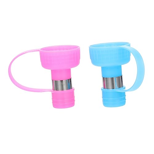 Abaodam 2Stücke Hunde Wasser Flaschenkappe Leckproof Tragbar für Outdoor Reisen Wandern Haustiere Wasserspender für Hunde und Welpen Abaodam 2Stücke Hunde Wasser Flaschenkappe Leckproof Tragbar für Outdoor Reisen Wandern Haustiere Wasserspender für Hunde und Welpen von Abaodam