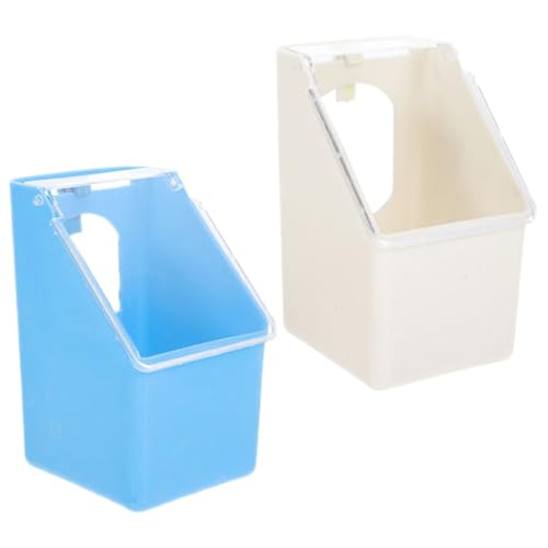 Abaodam 2Stücke Multifunktionale Fütterungsschalen für Hängende Taubenfutterboxen aus Robustem Kunststoff für Papageien und Andere Kleinvögel und Langlebig Abaodam 2Stücke Multifunktionale Fütterungsschalen für Hängende Taubenfutterboxen aus Robustem Kunststoff für Papageien und Andere Kleinvögel und Langlebig von Abaodam