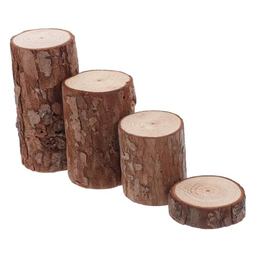 Abaodam 4 Stücke Miniatur Holzstümpfe Große Hamster Käfig Plattform Hamster Spielzeug Rohre Projekte Vintage Pet Decor Abaodam 4 Stücke Miniatur Holzstümpfe Große Hamster Käfig Plattform Hamster Spielzeug Rohre Projekte Vintage Pet Decor von Abaodam