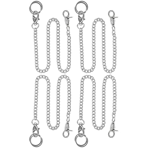 Abaodam 4 Stück Taillenkette Aus Metall Ketten Hose Jeanskette Hosenkette Punk-gürtelkette Biker-kostüm Biker-hip-hop Biker-hip-hop Brieftasche Kette Popularität Männer Und Frauen Kleidung von Abaodam