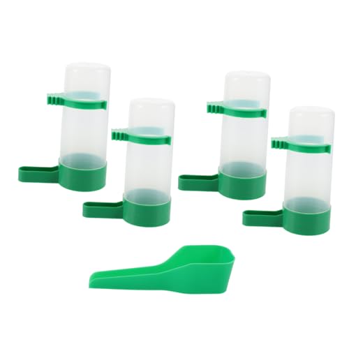 Abaodam Automatischer Vogel-Wasserspender zum Aufhängen, für Papageienkäfig, auslaufsicher, Wasserspender für Nymphensittiche, Sittiche, Sittiche, 1 Set Abaodam Automatischer Vogel-Wasserspender zum Aufhängen, für Papageienkäfig, auslaufsicher, Wasserspender für Nymphensittiche, Sittiche, Sittiche, 1 Set von Abaodam