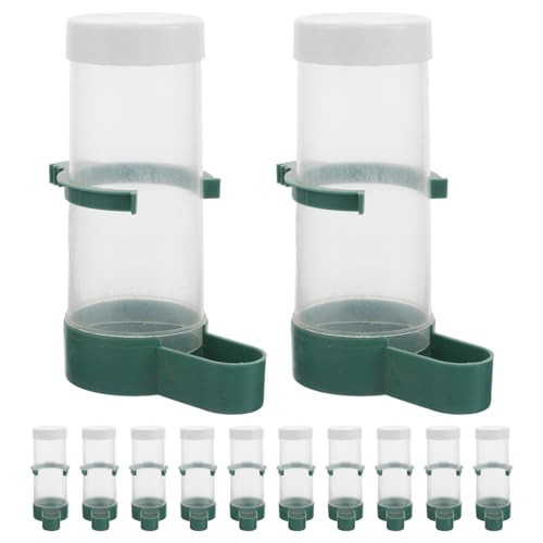 Abaodam Automatischer Vogelfutterspender mit Wasserspender, müheloses Füttern für Papageien, Wellensittiche, Nymphensittiche, Nymphensittiche, für Käfige, Neste, 20 Stück Abaodam Automatischer Vogelfutterspender mit Wasserspender, müheloses Füttern für Papageien, Wellensittiche, Nymphensittiche, Nymphensittiche, für Käfige, Neste, 20 Stück von Abaodam