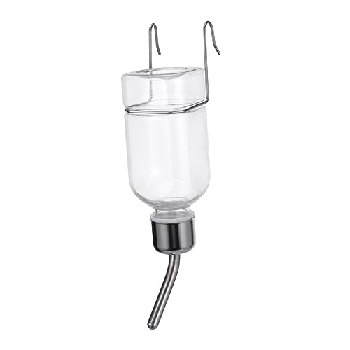 Abaodam Hängende Wasserflasche für Kleintiere Automatischer Futterautomat für Katzen und Tragbar für Reisen zu Befestigen Haustierzubehör S Abaodam Hängende Wasserflasche für Kleintiere Automatischer Futterautomat für Katzen und Tragbar für Reisen zu Befestigen Haustierzubehör S von Abaodam