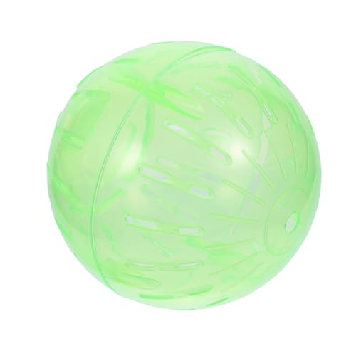 Abaodam Hamster Laufball Hamster Spielzeug hamsterspielzeug Hamster Laufspielzeug Hamsterkäfig Hamster-Gymnastikball Rad Gymnastikbälle für Käfigratten Käfigratte läuft Bälle Plastik Green von Abaodam