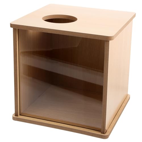 Abaodam Hamster Sandbad Box aus Holz und Grabungsraum für Kleintiere Fördert das Natürliche Grabverhalten Einfach zu Reinigen für Gesunde Fellpflege und Entspannende Sandbäder Abaodam Hamster Sandbad Box aus Holz und Grabungsraum für Kleintiere Fördert das Natürliche Grabverhalten Einfach zu Reinigen für Gesunde Fellpflege und Entspannende Sandbäder von Abaodam