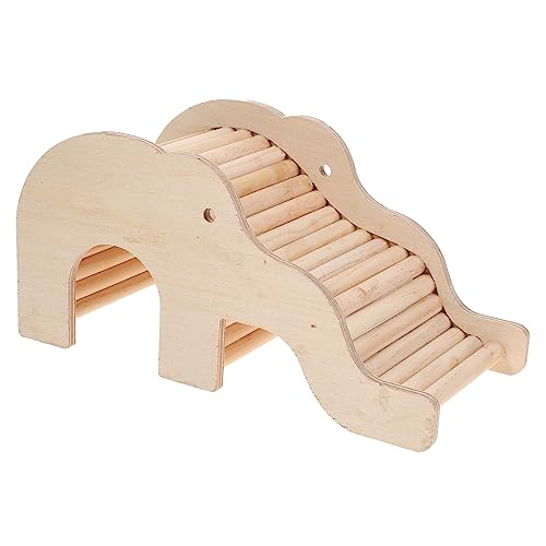 Abaodam Hamsternest Holzversteck für Haustiere in Elefantenform Kletterspielzeug und Schlafhaus für Hamster und Chinchillas mit Holzleiter Dekorierbar Abaodam Hamsternest Holzversteck für Haustiere in Elefantenform Kletterspielzeug und Schlafhaus für Hamster und Chinchillas mit Holzleiter Dekorierbar von Abaodam