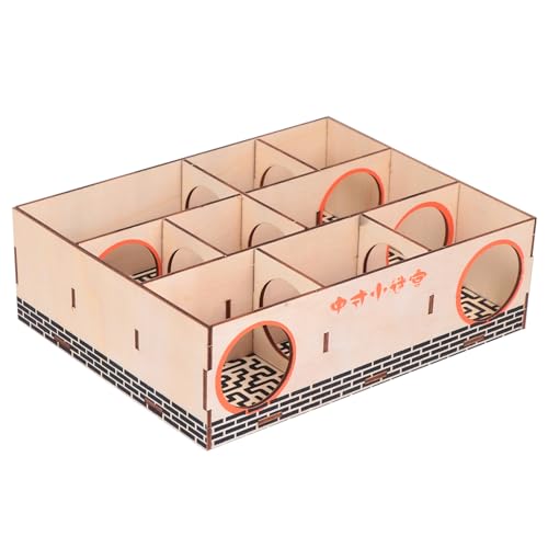 Abaodam Haustier -Labyrinthspielzeug Aufstieg Labyrinth für Hamster Hamsteraktivität Hamster Mehrkammer Mäuse Labyrinth Hamster-Labyrinth-Tunnel Spielzeugmäuse hölzern Abaodam Haustier -Labyrinthspielzeug Aufstieg Labyrinth für Hamster Hamsteraktivität Hamster Mehrkammer Mäuse Labyrinth Hamster-Labyrinth-Tunnel Spielzeugmäuse hölzern von Abaodam