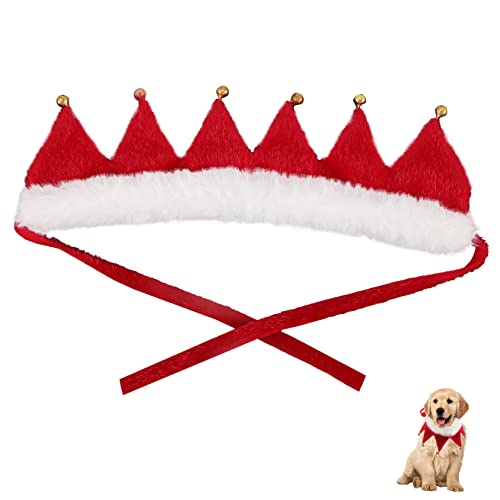 Abaodam Haustierhalsband Zu Weihnachten Weihnachtsschal Für Haustiere Weihnachtshundebindungen Weihnachts-Haustier-Krawatten Weihnachtshundehalsband Kopftuch Kleidung Polyester Der Hund von Abaodam