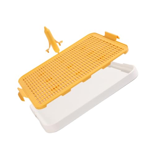 Abaodam Hundetoilette mit Ablage Kompakte und Tragbare Hundepotty Schale aus Langlebigem Material Geeignet für Kleine Haustiere für Erziehung und Geruchsreduktion Abaodam Hundetoilette mit Ablage Kompakte und Tragbare Hundepotty Schale aus Langlebigem Material Geeignet für Kleine Haustiere für Erziehung und Geruchsreduktion von Abaodam