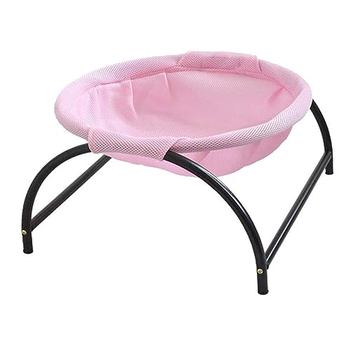 Abaodam Katzennest-Hängematte bedeckt für mit Weiden klein groß katzenbett erhöhtes hundebett Haustierbett Katze hängematte Bett atmungsaktive Katzenhängematte Eisen Rosa Abaodam Katzennest-Hängematte bedeckt für mit Weiden klein groß katzenbett erhöhtes hundebett Haustierbett Katze hängematte Bett atmungsaktive Katzenhängematte Eisen Rosa von Abaodam