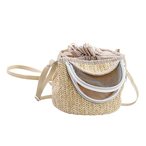 Abaodam Oblique Kleine Haustier Tragetasche aus Langlebigem Material mit Mesh Design für Atmungsaktive Hamster Transporttasche Praktische Outdoor Reisetasche für Kleine Tiere Abaodam Oblique Kleine Haustier Tragetasche aus Langlebigem Material mit Mesh Design für Atmungsaktive Hamster Transporttasche Praktische Outdoor Reisetasche für Kleine Tiere von Abaodam