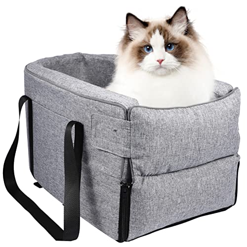 Abaodam Pet Hund Autositz mit Handgriffen Konsolen Hundewagensitz für Kleine bis Mittlere Hunde für Armlehne und Mittelkonsole Sicherer Reisebegleiter für Haustiere Abaodam Pet Hund Autositz mit Handgriffen Konsolen Hundewagensitz für Kleine bis Mittlere Hunde für Armlehne und Mittelkonsole Sicherer Reisebegleiter für Haustiere von Abaodam