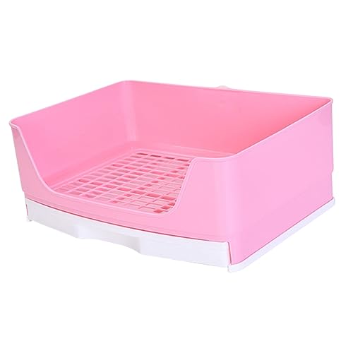 Abaodam Toilette mit Abnehmbarem Haustier Toilette für Meerschweinchen und Hamster Leichte und Langlebige Exkrementschachtel für Sauberes Abaodam Toilette mit Abnehmbarem Haustier Toilette für Meerschweinchen und Hamster Leichte und Langlebige Exkrementschachtel für Sauberes von Abaodam