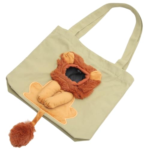 Abaodam Tragetasche für Kleine Haustiere Leichte Tragbare Canvas Umhängetasche mit Löwenmuster Geeignet für Katzen Welpen Hunde Multifunktional und Bequem für Unterwegs Abaodam Tragetasche für Kleine Haustiere Leichte Tragbare Canvas Umhängetasche mit Löwenmuster Geeignet für Katzen Welpen Hunde Multifunktional und Bequem für Unterwegs von Abaodam