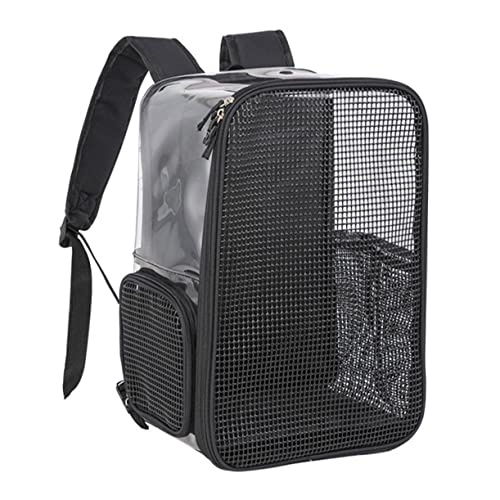 Abaodam Transparenter Haustier Rucksack Tragetasche für Katzen und Kleine Hunde Tragbare Umhängetasche für Outdoor Aktivitäten Wandern Reisen und Einkaufen Abaodam Transparenter Haustier Rucksack Tragetasche für Katzen und Kleine Hunde Tragbare Umhängetasche für Outdoor Aktivitäten Wandern Reisen und Einkaufen von Abaodam