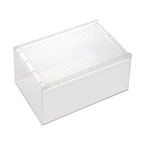 Abaodam Transparente Reptilienbox 30x20x15cm Multifunktionaler Schlangenkäfig Aus Kunststoff Futterbehälter Für Spinnen Schlangen Und Geckos Einfach Zu Reinigen Für Zuchtbedarf Und Abaodam Transparente Reptilienbox 30x20x15cm Multifunktionaler Schlangenkäfig Aus Kunststoff Futterbehälter Für Spinnen Schlangen Und Geckos Einfach Zu Reinigen Für Zuchtbedarf Und von Abaodam