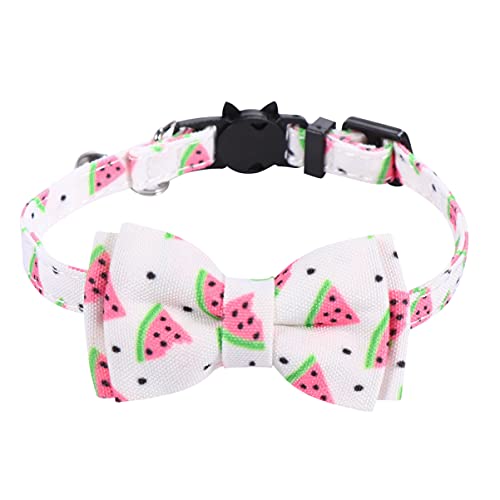 Abaodam Katzenhalsband mit Glöckchen Verstellbares Obstmuster Sicheres Katzenzubehör für Haustiere Fröhliches Design Abaodam Katzenhalsband mit Glöckchen Verstellbares Obstmuster Sicheres Katzenzubehör für Haustiere Fröhliches Design von Abaodam