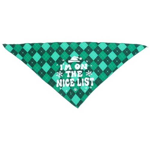 Abaodam Hund Haustier Weihnachtsspeicheltuch weiches Dreieckstuch Weihnachtsschmuck Weihnachts-Hundekostüm dreieckiges Katzenbandana Welpe weihnachtsdeko Dreieckstuch für Hunde Hundeschal von Abaodam