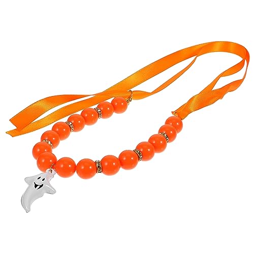 Abaodam Halloween-katzenhalsbänder Hundehalsbänder Hundeanhänger Für Halsband Katzen-hochzeitshalsband Party-katzenhalsband Halloween-katzenhalsband Halskragen Legierung Perlen von Abaodam