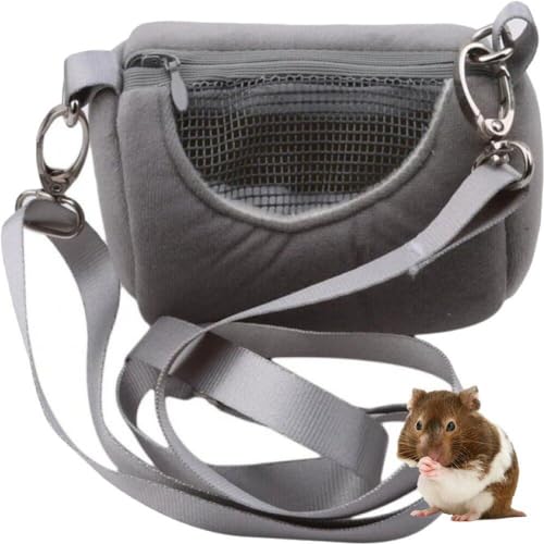 Hamster-Tragetasche, Tragbare Zylindertasche, Netzstoff, Haustierkäfig, Igel, Tragetasche, Handtasche, Meerschweinchen, Umhängetasche von Abbdbd