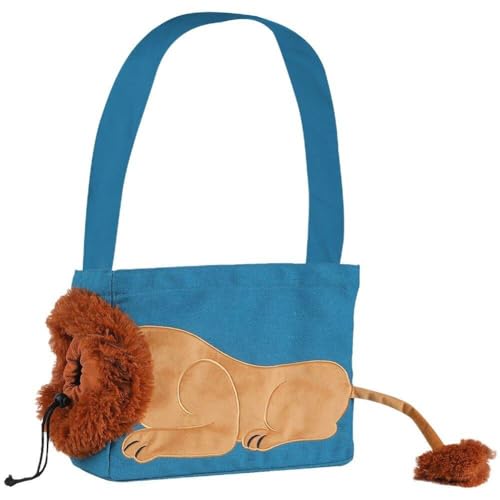 Haustiertragetasche Aus Segeltuch, Tragbare Reisetasche, Atmungsaktive Katzentasche, Cartoon-haustiertragetasche, Faltbare Hundetasche Für Ausflüge von Abbdbd