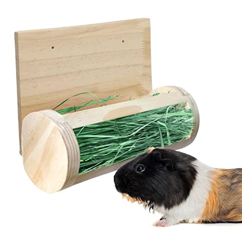 Abbto 3 Pcs Heu-Futterspender aus Holz | Heu-Futterstation Hasen-Häschen-Futterstation - Kaninchen-Heu-Futterstation, Hasenfutterkrippe, Heukrippe, Grashalter für Meerschweinchen, Chinchilla, Hamster von Abbto