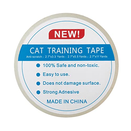 Abbto Cat Tape für Möbel – Kratzschutzband für Katzen | transparente Trainingsbänder für Katzen, Möbelschutz, kratzfest, abnehmbares Klebeband von Abbto