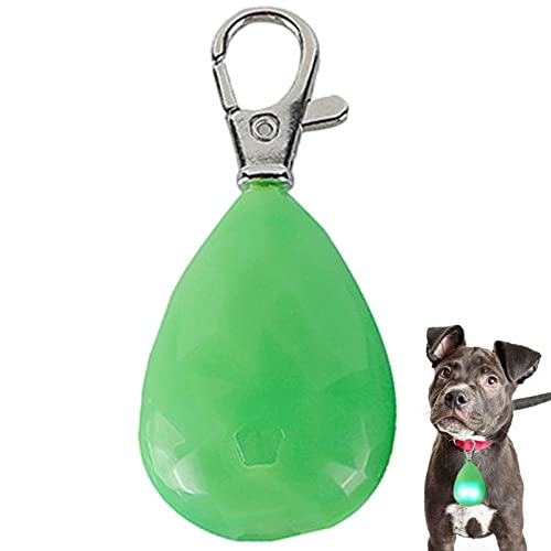 Abbto Hundehalsband Safety Night,wasserdichte Blinklichter für Hundehalsbänder | Haustierbedarf für Nachtwanderungen, 4 Farben zur Auswahl, Blau, Rot, Grün, Lila von Abbto