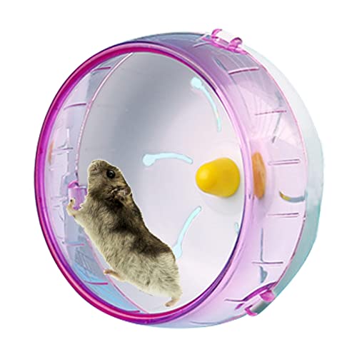 Abbto Silent Hamster Laufrad - Hamster Fitness Spinnrad Spielzeug - Käfigaufsatz für Hamster, Rennmäuse, Mäuse und andere Kleintiere von Abbto