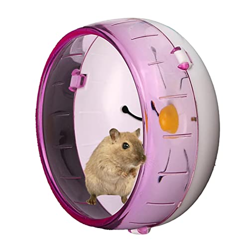 Bleiprad für Hamster | Silent Running Spinner Übungsrad Spielzeug,Käfigbefestigung für Hamster, Rennmäuse und andere Kleintiere Abbto von Abbto