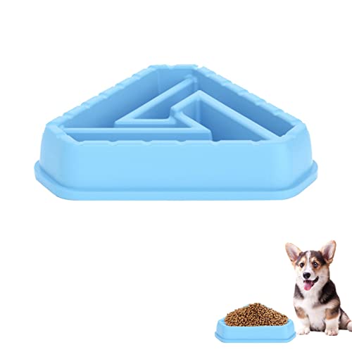 Slowfeeder für Hunde | Hundefutternäpfe Slow Feeder Small Wide - Rutschfeste Hundenapf, Dreieck Anti-Schlürfen Gesundes Essen Interaktiver Hund Slow Food Feeder, Futternapf für langsames Essen Gesund von Abbto