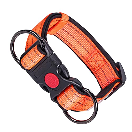 Verstellbarer Hundehalsband - Reflektierendes Hundehalsband Mit Schnalle | Nylon Trainingshalsband für Welpen, Kleine Mittlere Hunde Abbto von Abbto