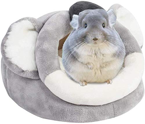 Abcoll Kleines Haustierbett Weiche Und Flauschige Höhle for Hamster Hedgehog Meerschweinchen Chinchilla Eichhörnchen Kaninchen Baby-Katze (Farbe : Koala, Größe : L) von Abcoll