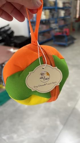 Ablechien Hundespielzeugball Regenbogenfarben Ball für Hunde aller Altersstufen, empfohlen für kleine bis mittelgroße Hunde von Ablechien