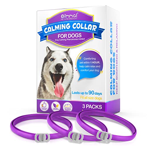 Halsband Hund für Hund 3Pcs, Einstellbares Design Pheromon eingebettetes beruhigendes Halsband für Angst, Adaptil für Hunde Halsband, beruhigungshalsband für Hunde, 18.9 Zoll von Abodiuss