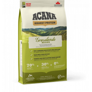 Acana Highest Protein Grasslands Hundefutter 11,4 kg von Acana