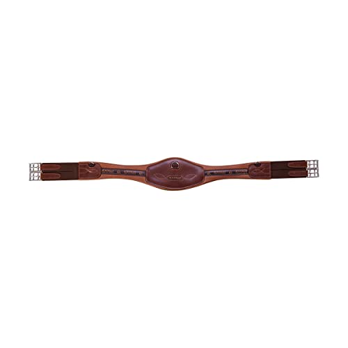 Acavallo Anatomischer Langgurt Kalbsleder + Nylon, Farbe:Cognac, Länge:145 von Acavallo