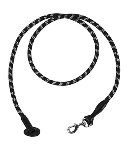 Acavallo FŸhrstrick Nylon Karabiner, Farbe:schwarz von Acavallo