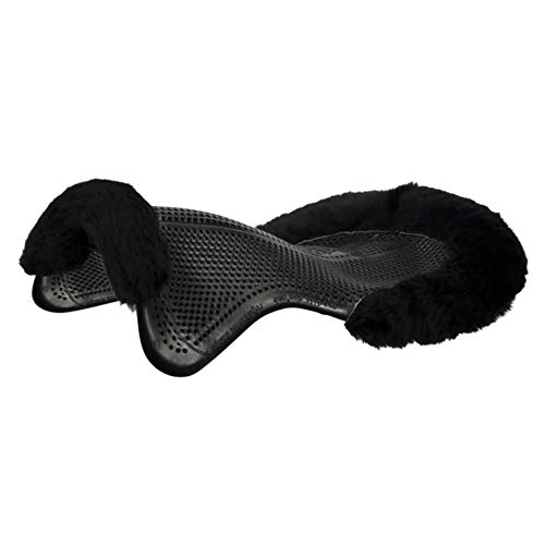 Acavallo Gelpad Therapeutic 1/2 Lammfellrand Farbe: schwarz/schwarz Größe: L von Acavallo