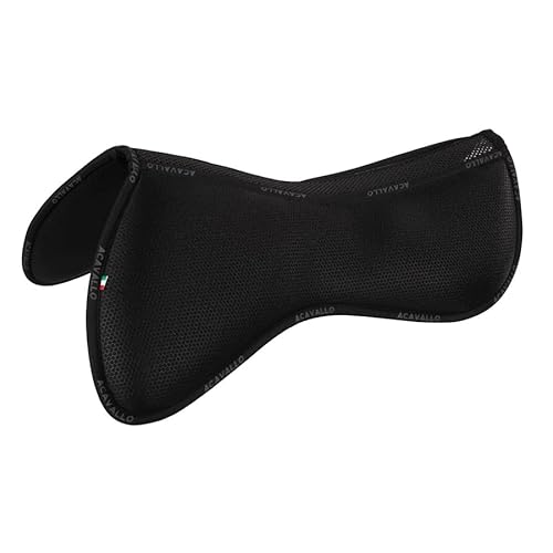 Acavallo Honeycomb Wirbelkanalfreies Memory Foam 1/2 Pad Jump, Größe:L, Farbe:schwarz von Acavallo